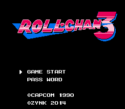 Roll-chan 3 (Mega Man 8 Roll) Title Screen